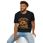 Beer & Flames T-Shirt — 'Om Alkohol Är Farligt' Graphic Tee