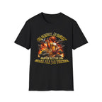 Beer & Flames T-Shirt — 'Om Alkohol Är Farligt' Graphic Tee